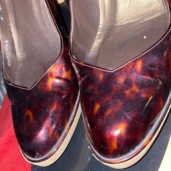Stuart Weitzman cheetah patent leather Pumps Sz 7 - Picture 3 of 11